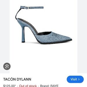 RAYE Blue Tacón Dylann Heels